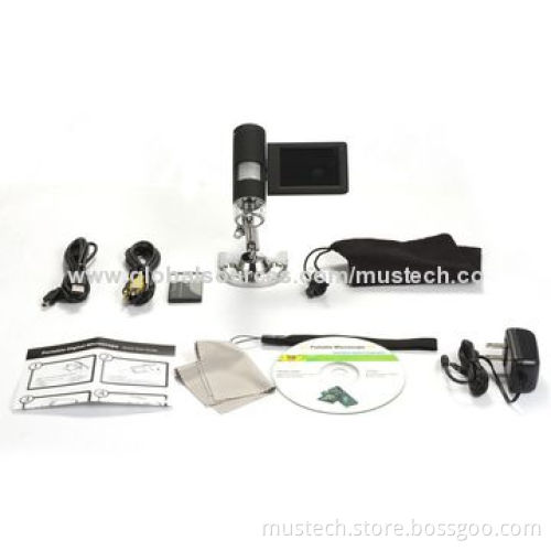 2014 New Designed 12-megapixel Handheld LCD Digital Microscope with CE, RoHS and FCC Marks